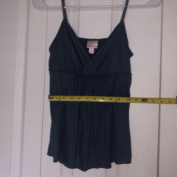 XS navy blue spaghetti strap tank top - Picture 5 of 6